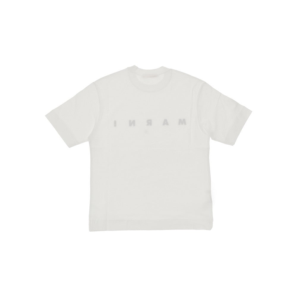 MARNI Cotton t-shirt with logo print