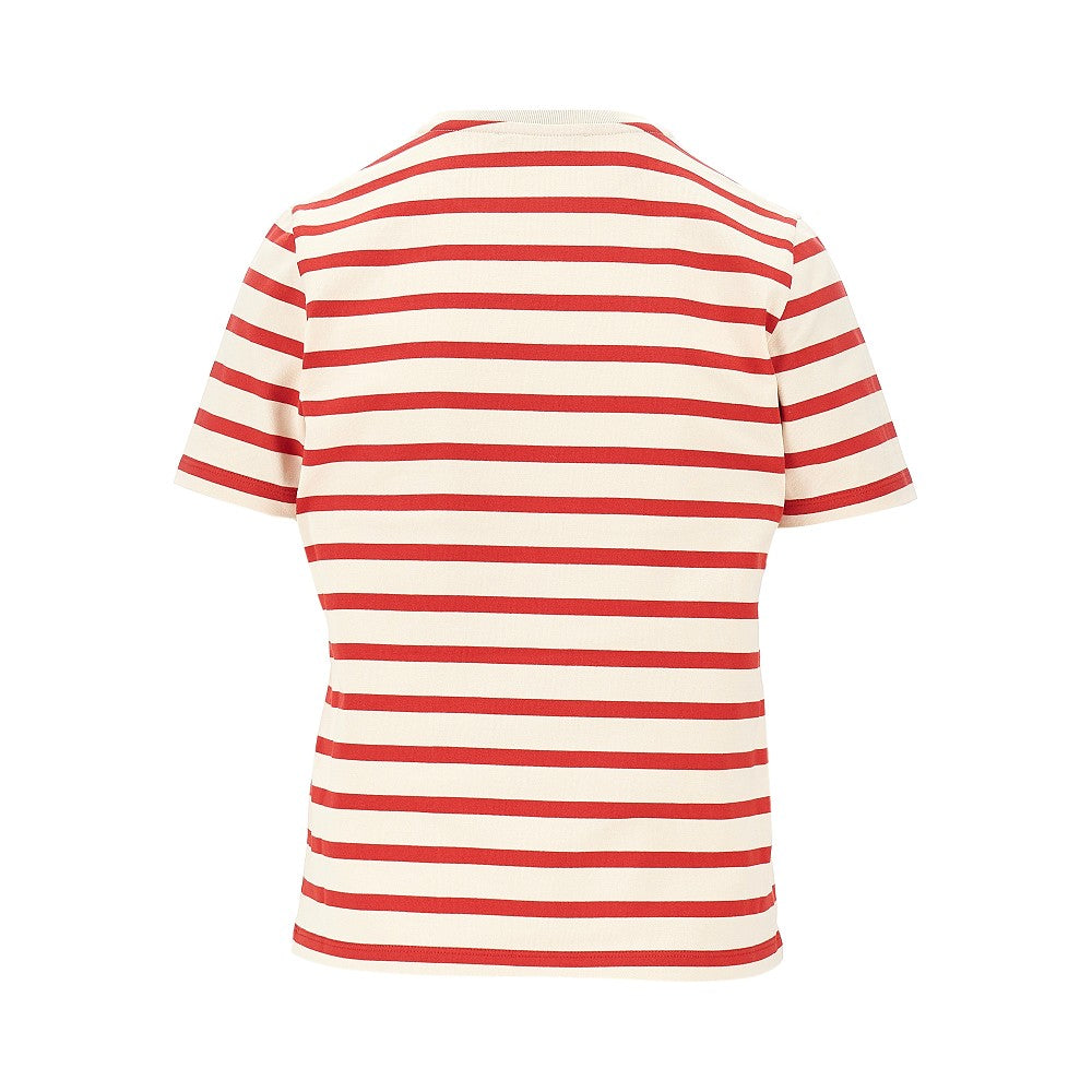 TORY BURCH Striped T-shirt with logo detail