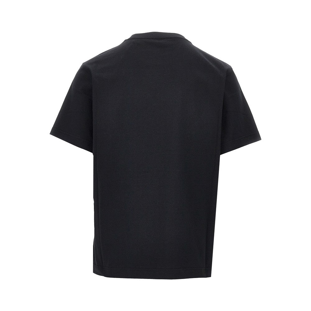 BURBERRY Flocked EKD motif T-shirt