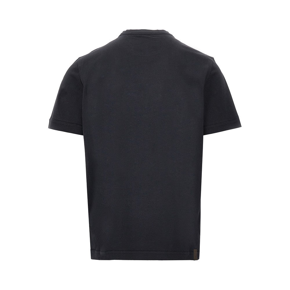 MONCLER Cotton jersey T-shirt with logo patch