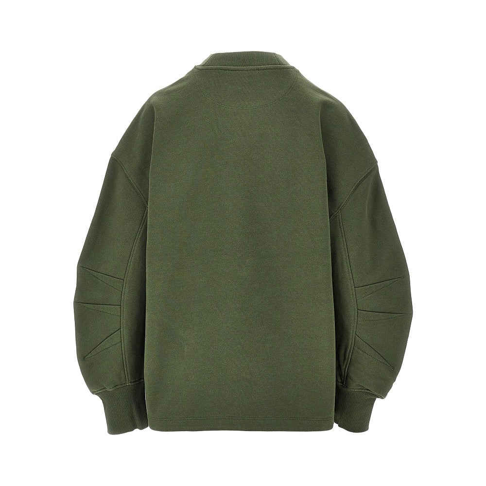 THE ATTICO Oversized sweatshirt with moulded hem