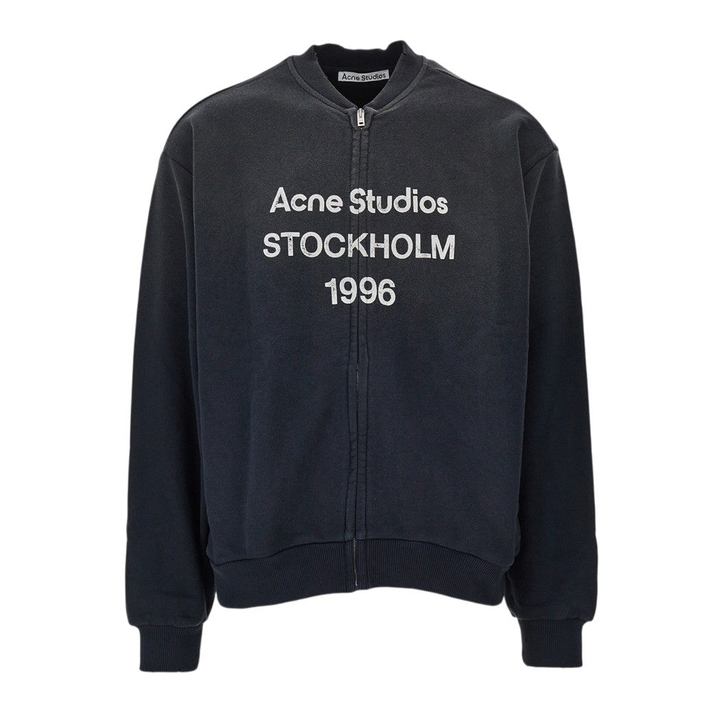 Acne Studios Cotton-blend sweatshirt with logo print