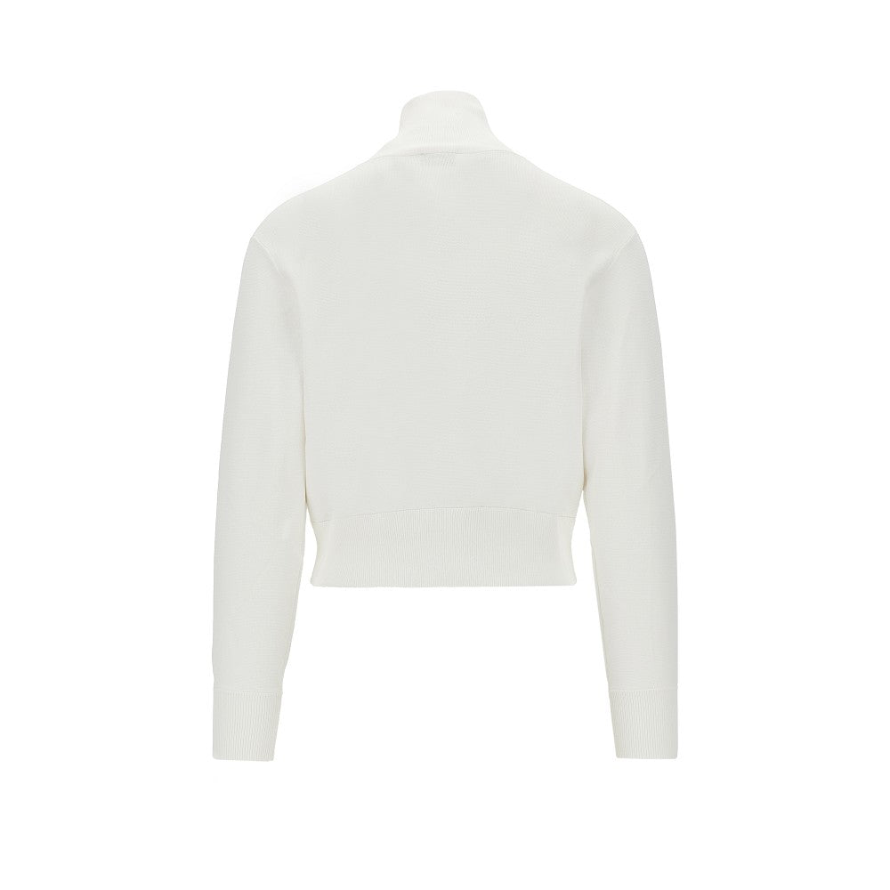 AUTRY Knitted track jacket with logo embroidery