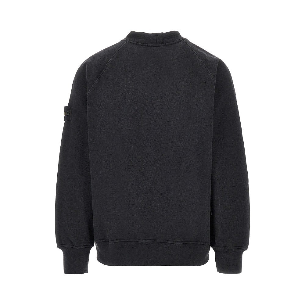 STONE ISLAND Heavy cotton crewneck sweatshirt