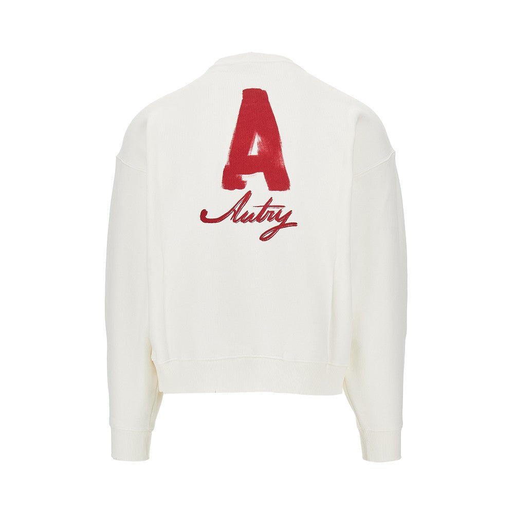 Autry Used effect Heritage crewneck sweatshirt