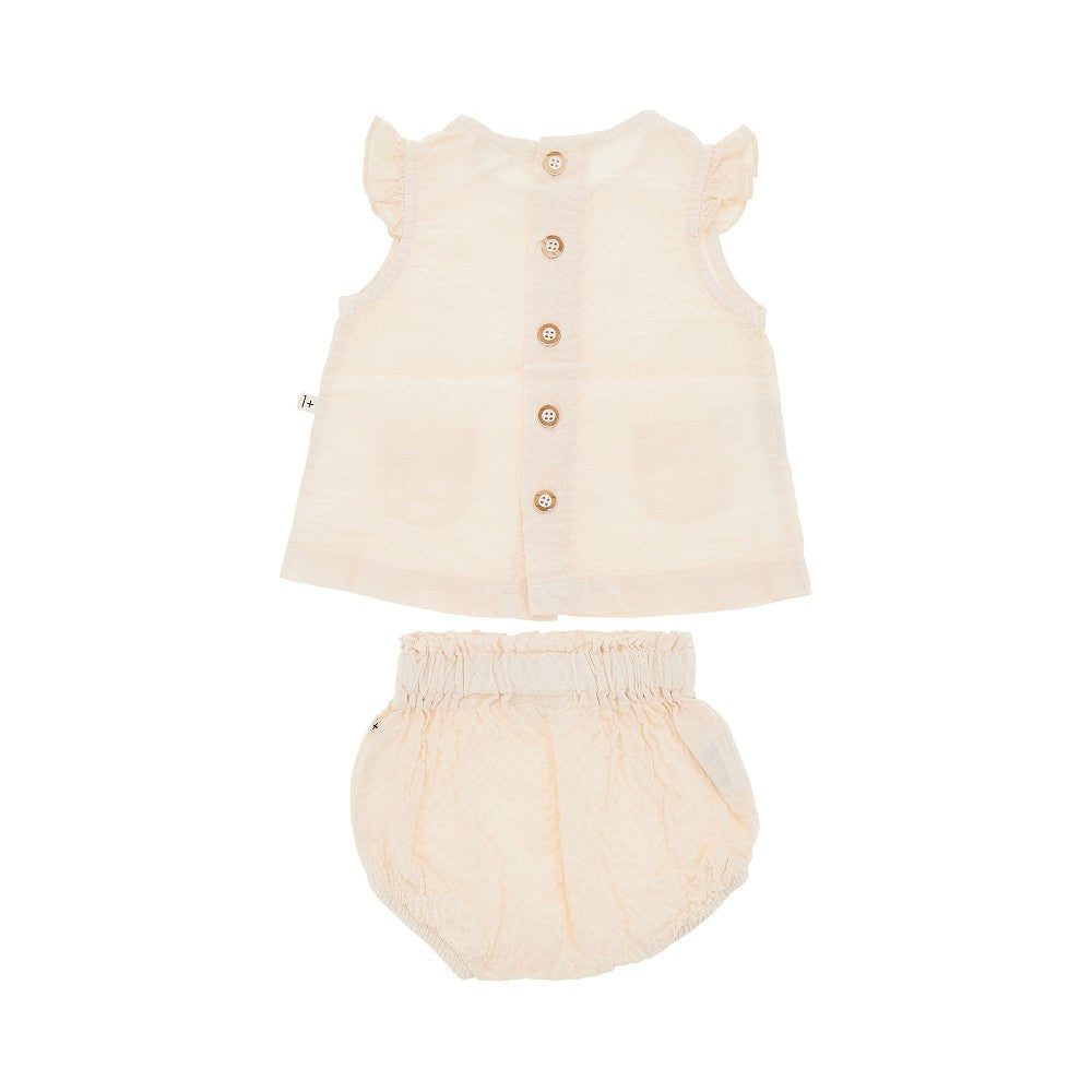 1 + in the Family Cotton seersucker two-pieces set