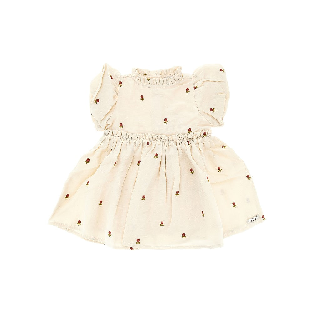 Donsje 'Camilla' roses embroidery mini dress