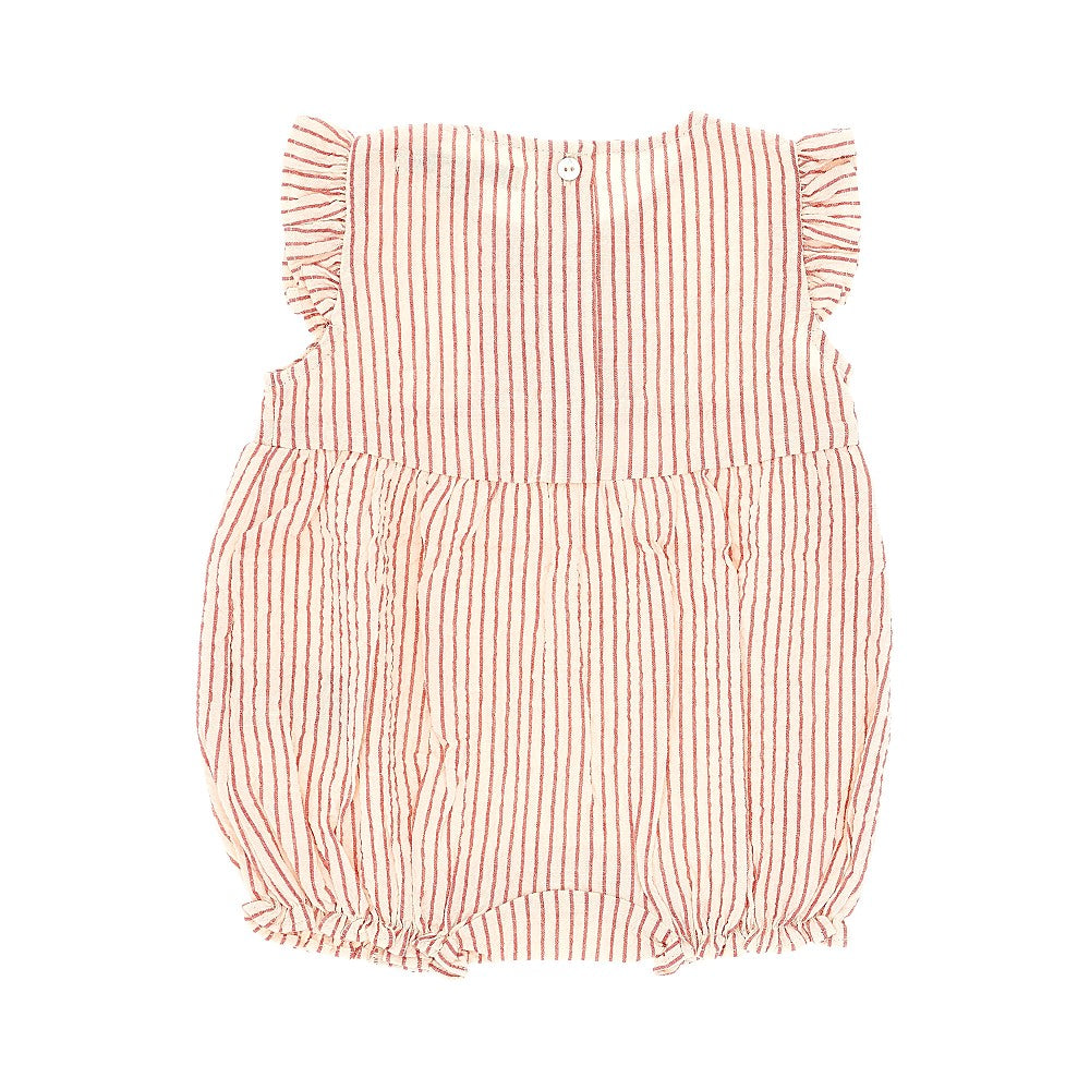 Konges Slojd 'Ellie' cotton romper suit with embroidery