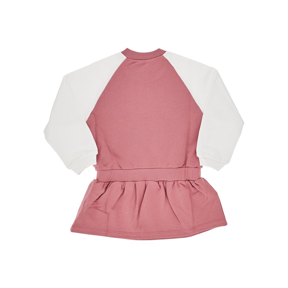 MARNI Logo print french terry mini dress