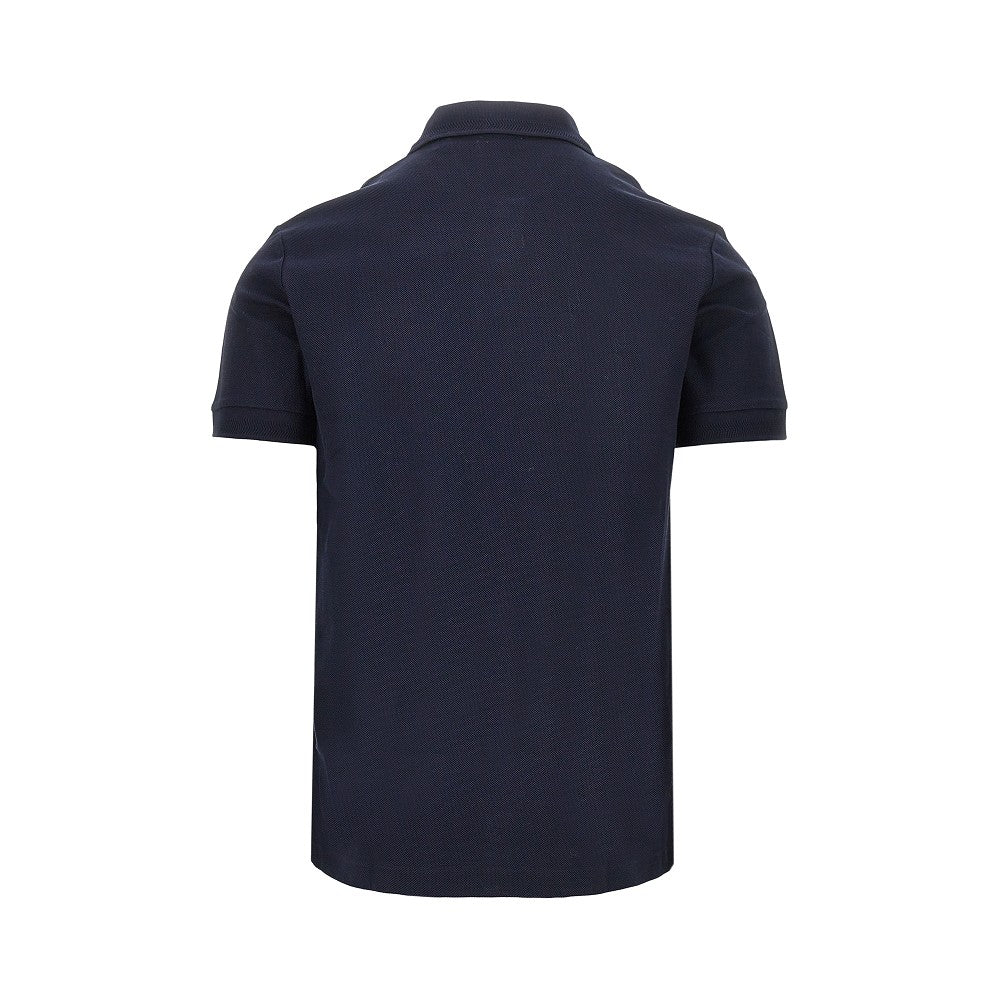 BURBERRY Cotton piquet polo shirt with EKD embroidery