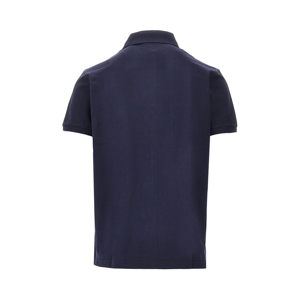 Etro Logo embroidery piquet polo shirt