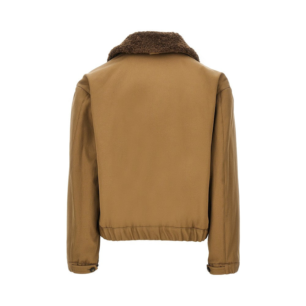 EMPORIO ARMANI Padded cotton canvas blouson