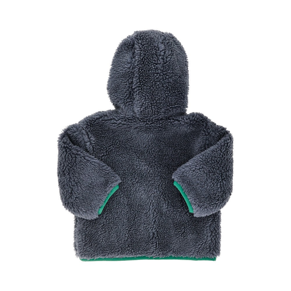 STELLA MCCARTNEY Robot patches fleece full-zip hoodie