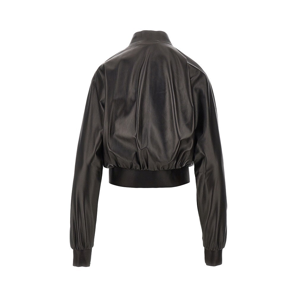 GUCCI Nappa leather bomber jacket