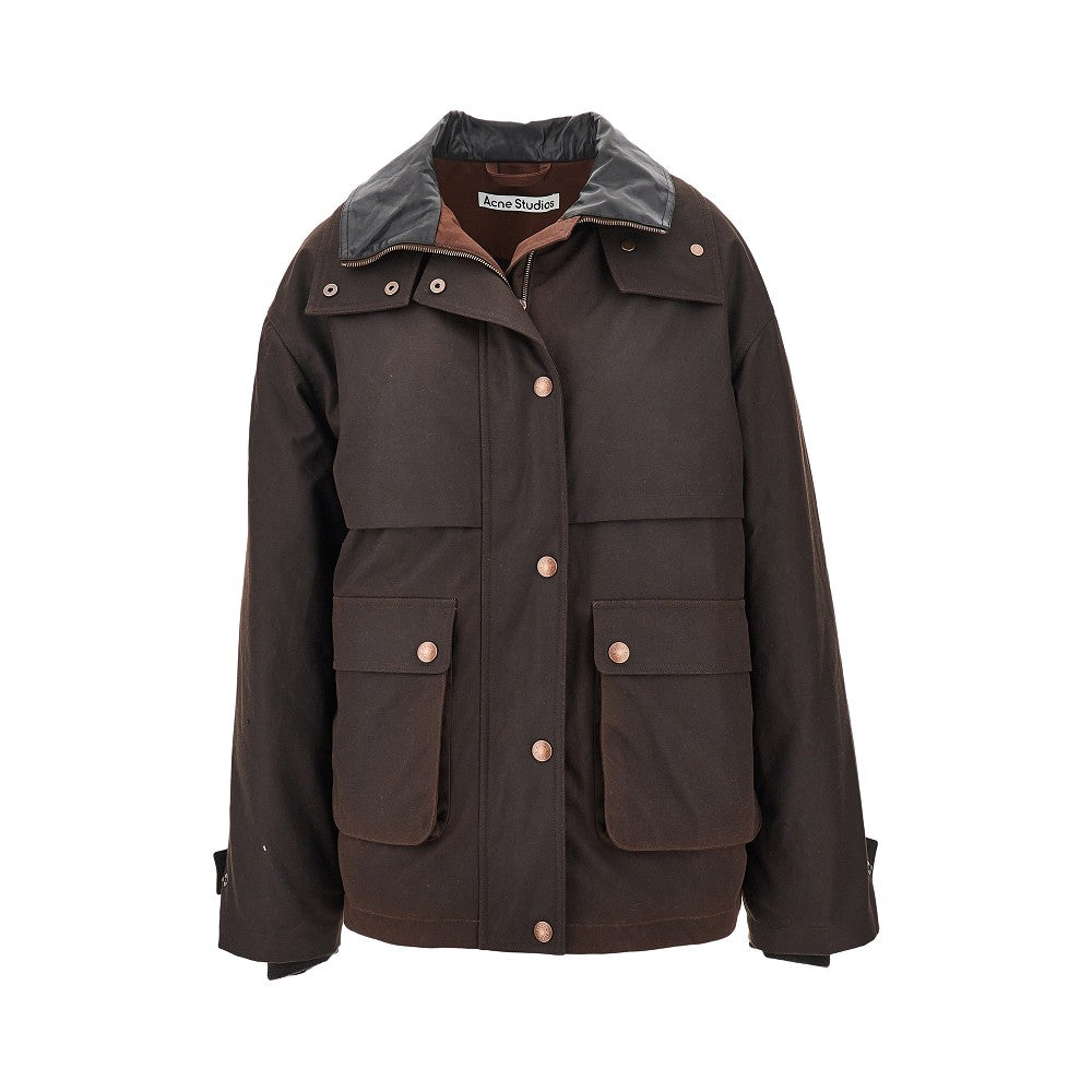 Acne Studios Waxed canvas padded jacket