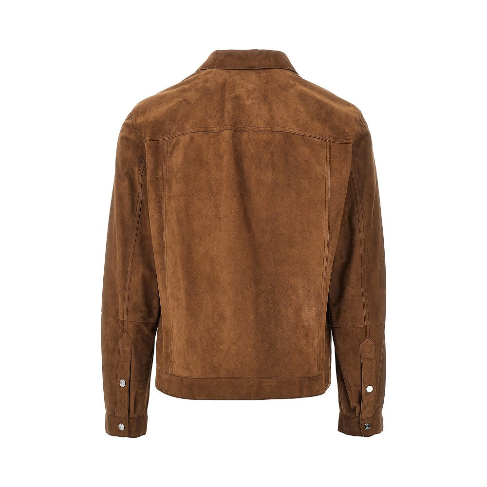 BRUNELLO CUCINELLI Suede leather jacket