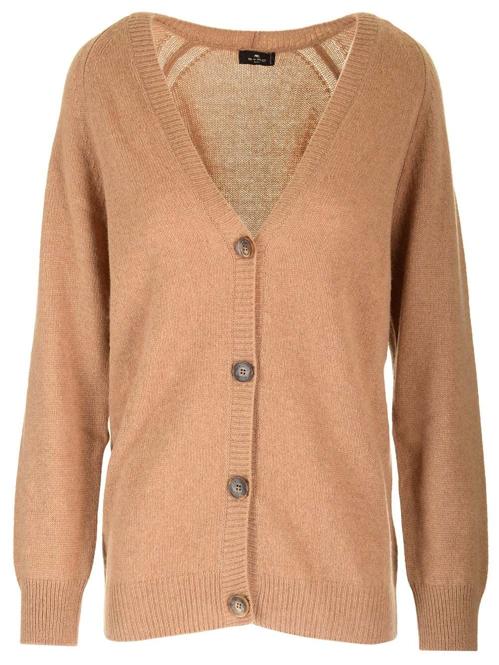 Etro Oversized Cashmere Cardigan - Beige