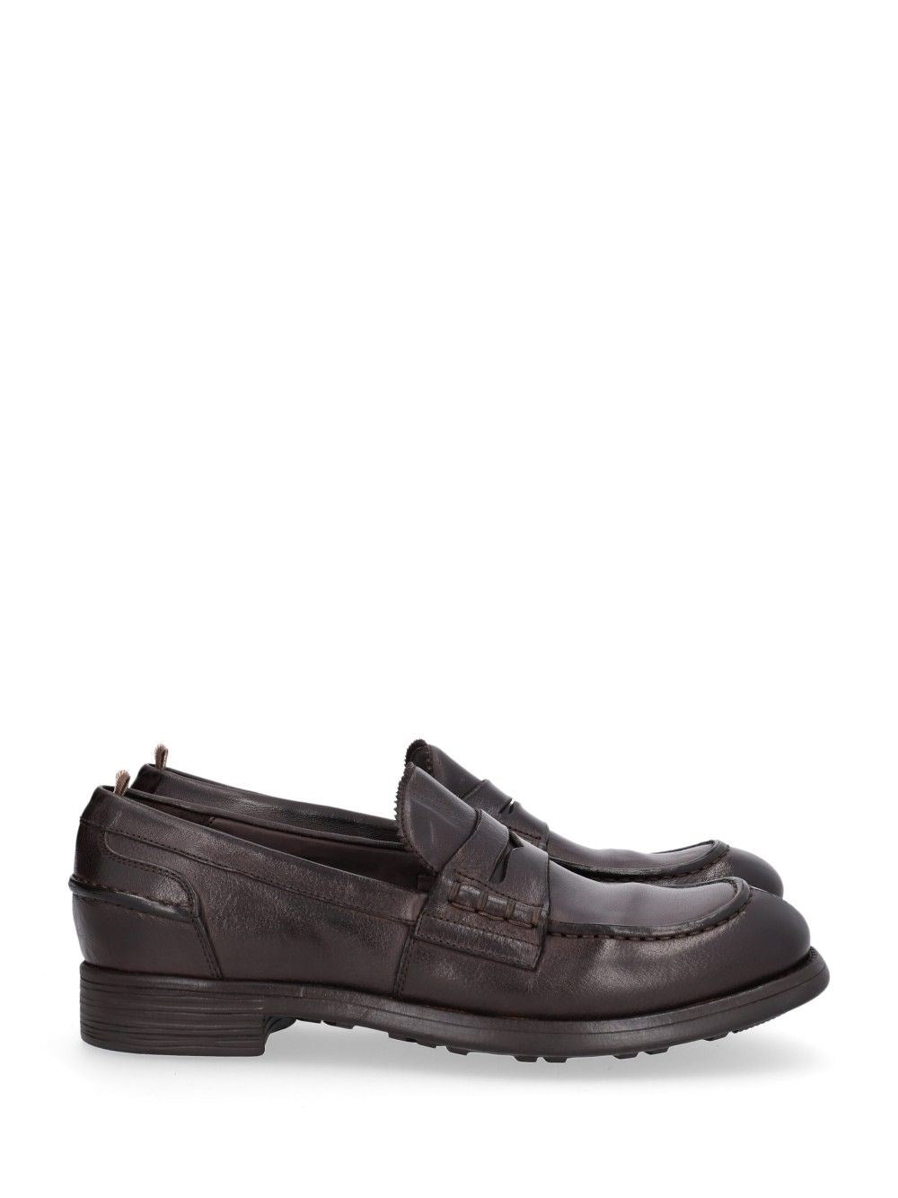 Officine Creative Chronicle/056 Leather Penny Loafers - Brown