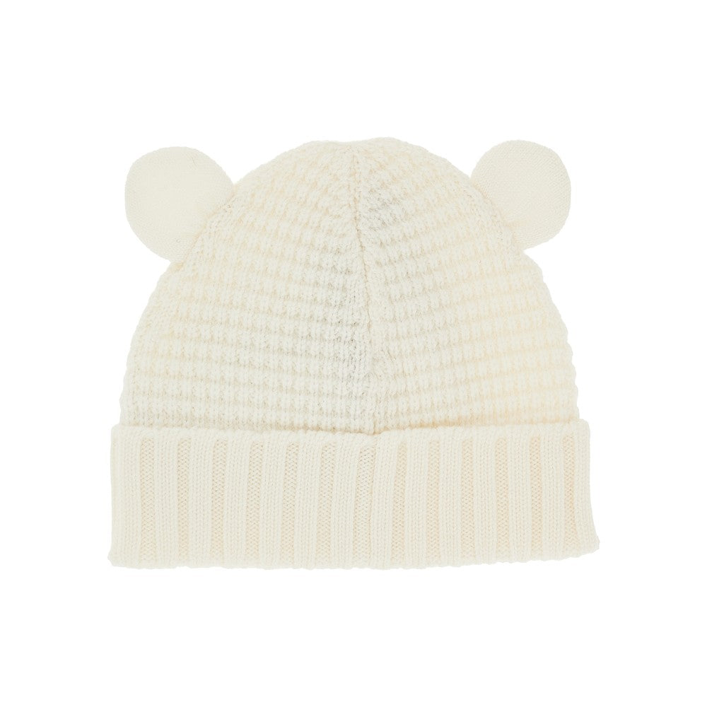 MONCLER Teddy Bear ears wool beanie hat