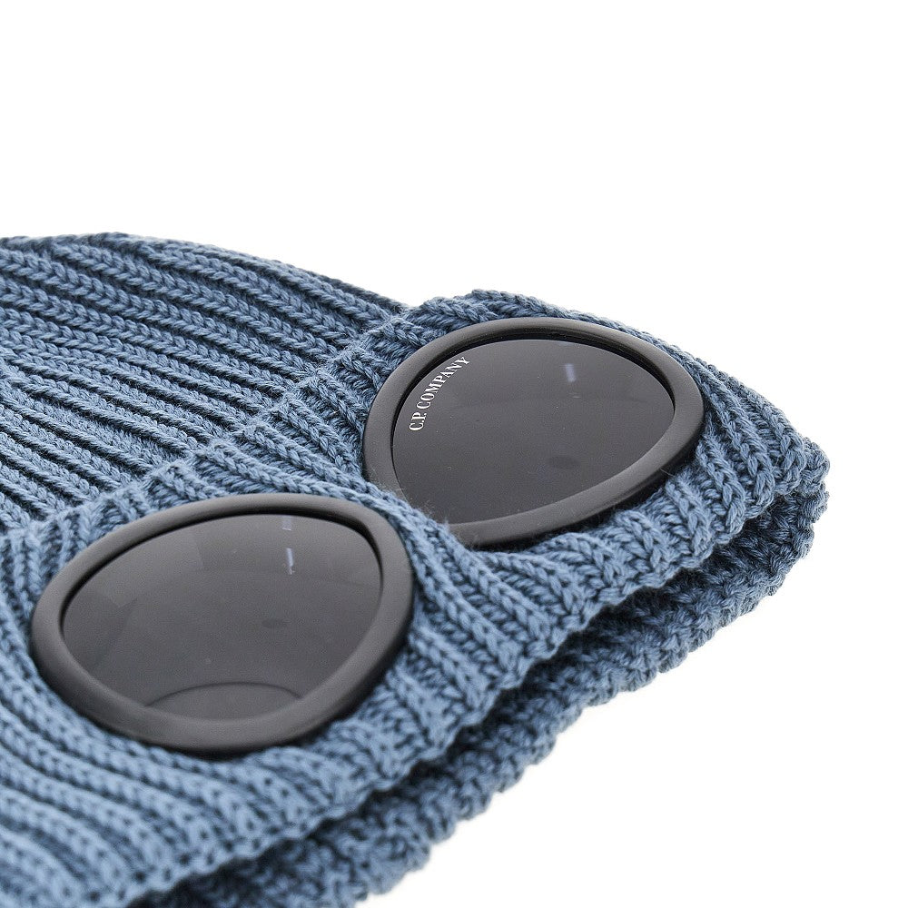 C.P. Company Wool beanie hat with lenses