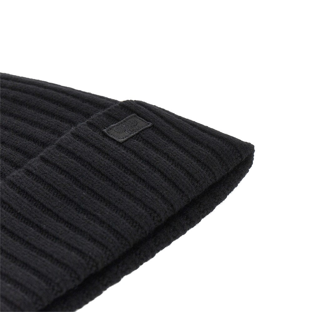 Weekend Max Mara Virgin wool beanie hat with logo patch