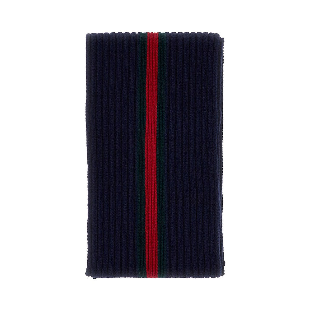 GUCCI Web motif wool scarf