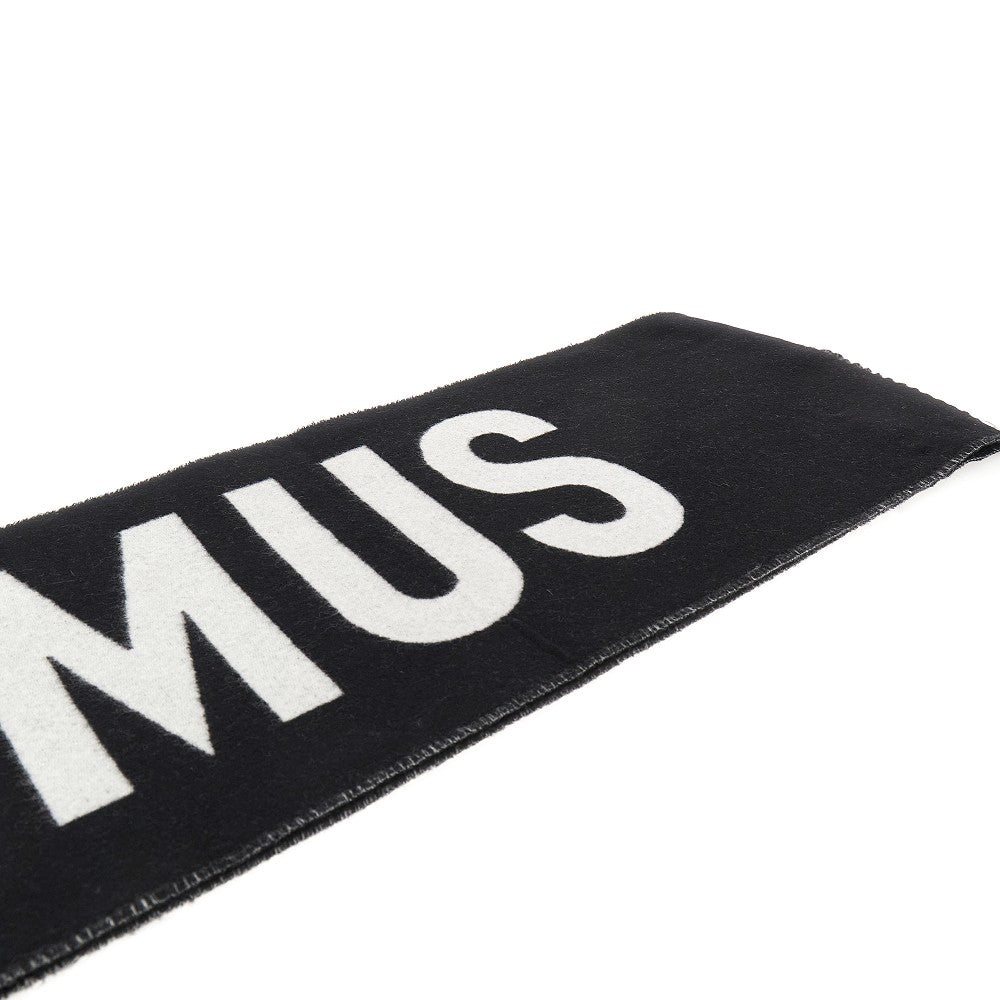 JACQUEMUS Jacquard logo wool scarf