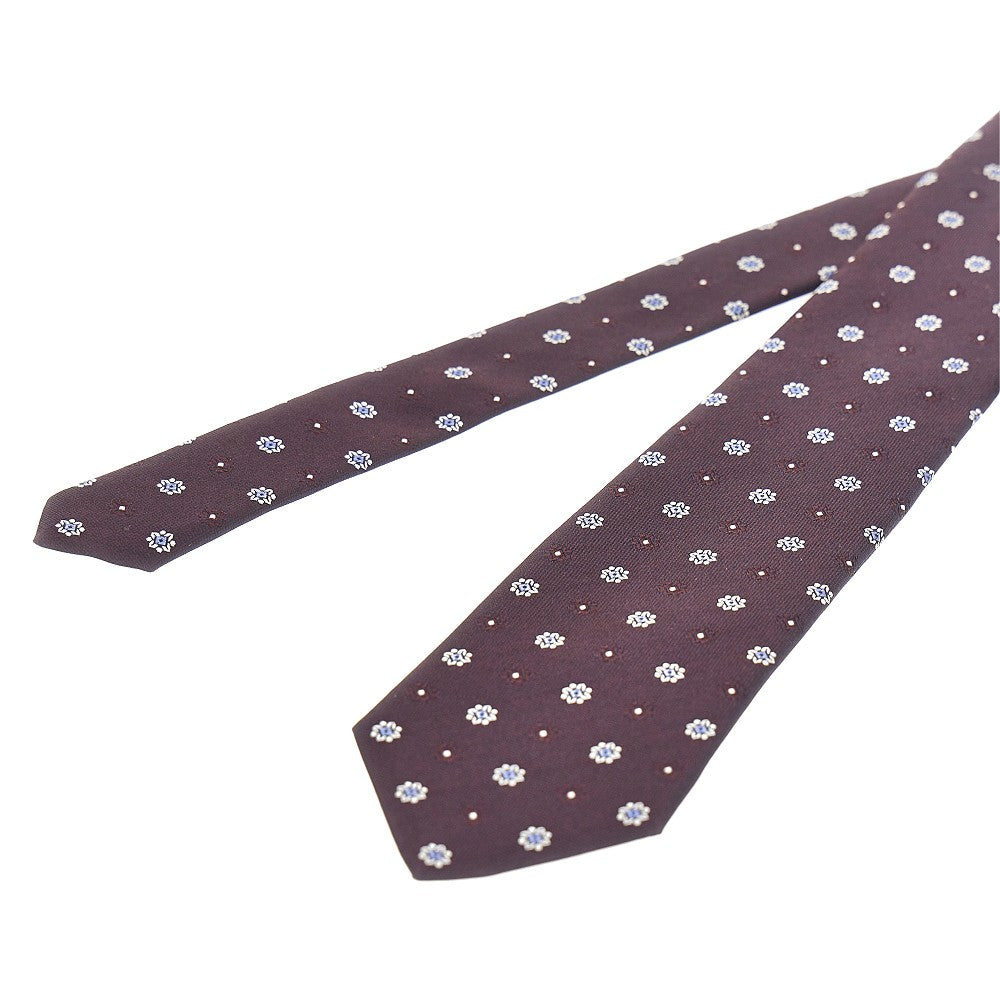 SAINT LAURENT Silk jacquard necktie