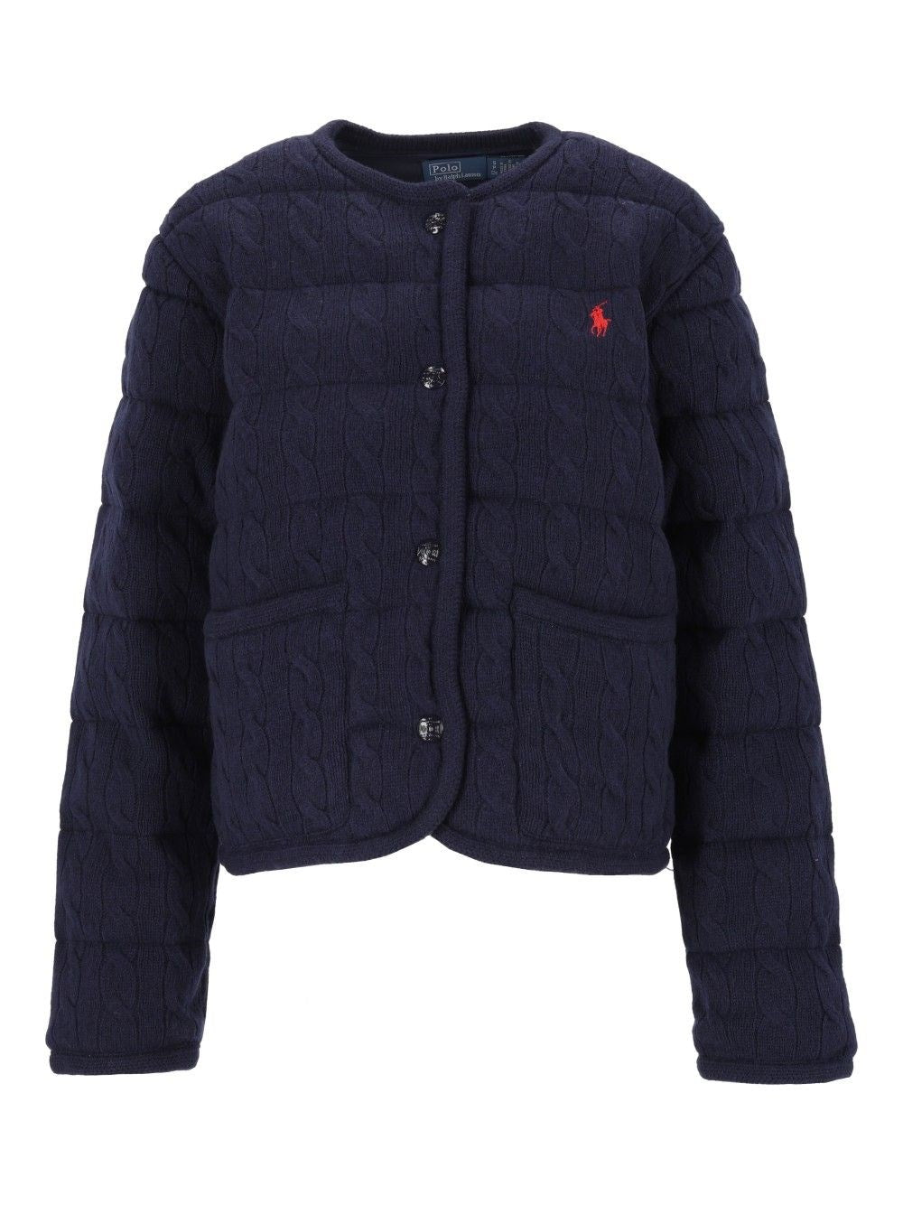 Polo Ralph Lauren Cable-Knit Wool And Cashmere Jacket - Blue