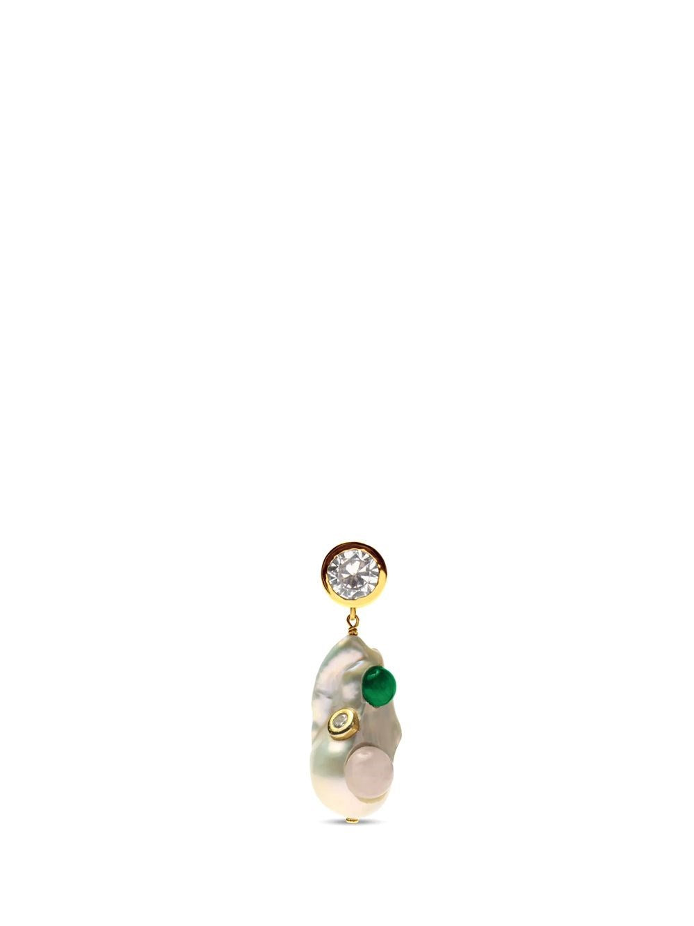 Sharra Pagano Inclusion Earring - Gold