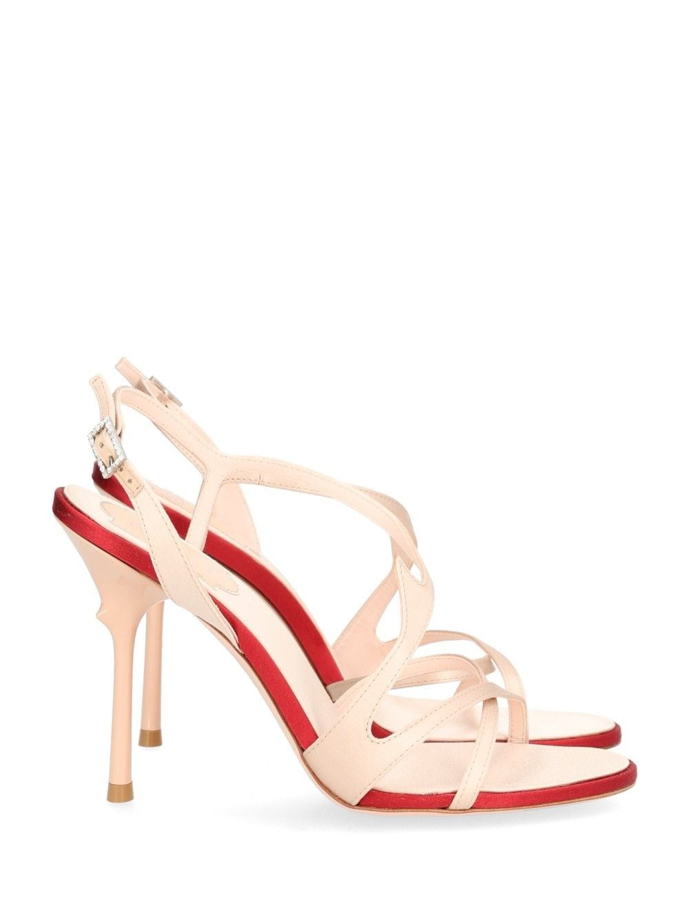 Roger Vivier Rose Vivier Satin Sandals