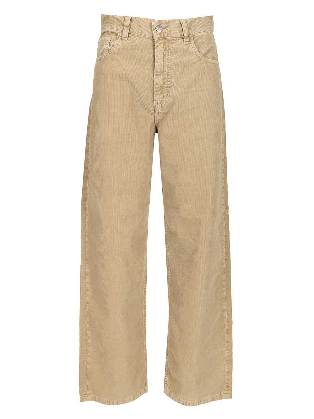 Carhartt Wip "Brandon" Velvet Trousers - Beige