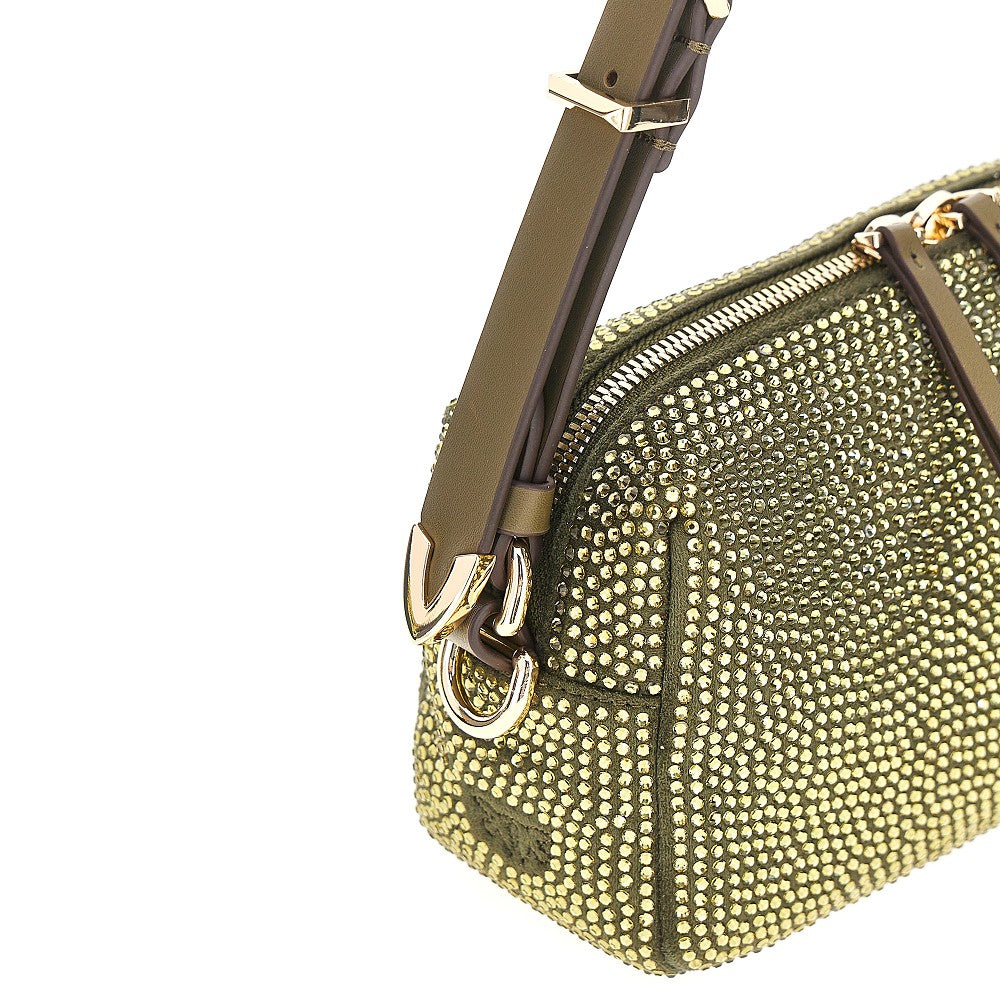 PINKO Full Strass Mini crossbody bag