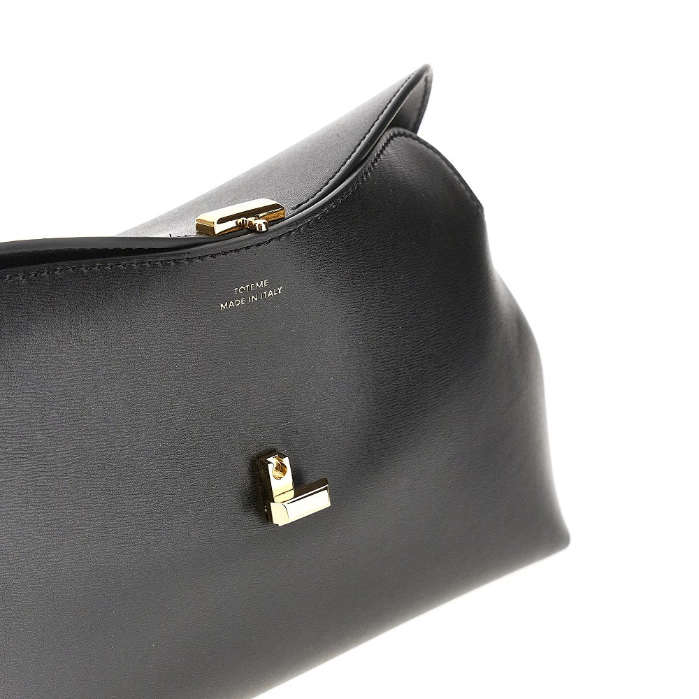 TOTEME Leather 'T-lock' clutch
