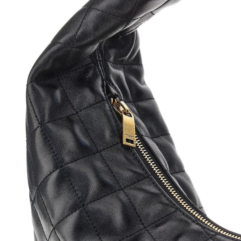 SAINT LAURENT Icare' quilted nappa leather hobo bag
