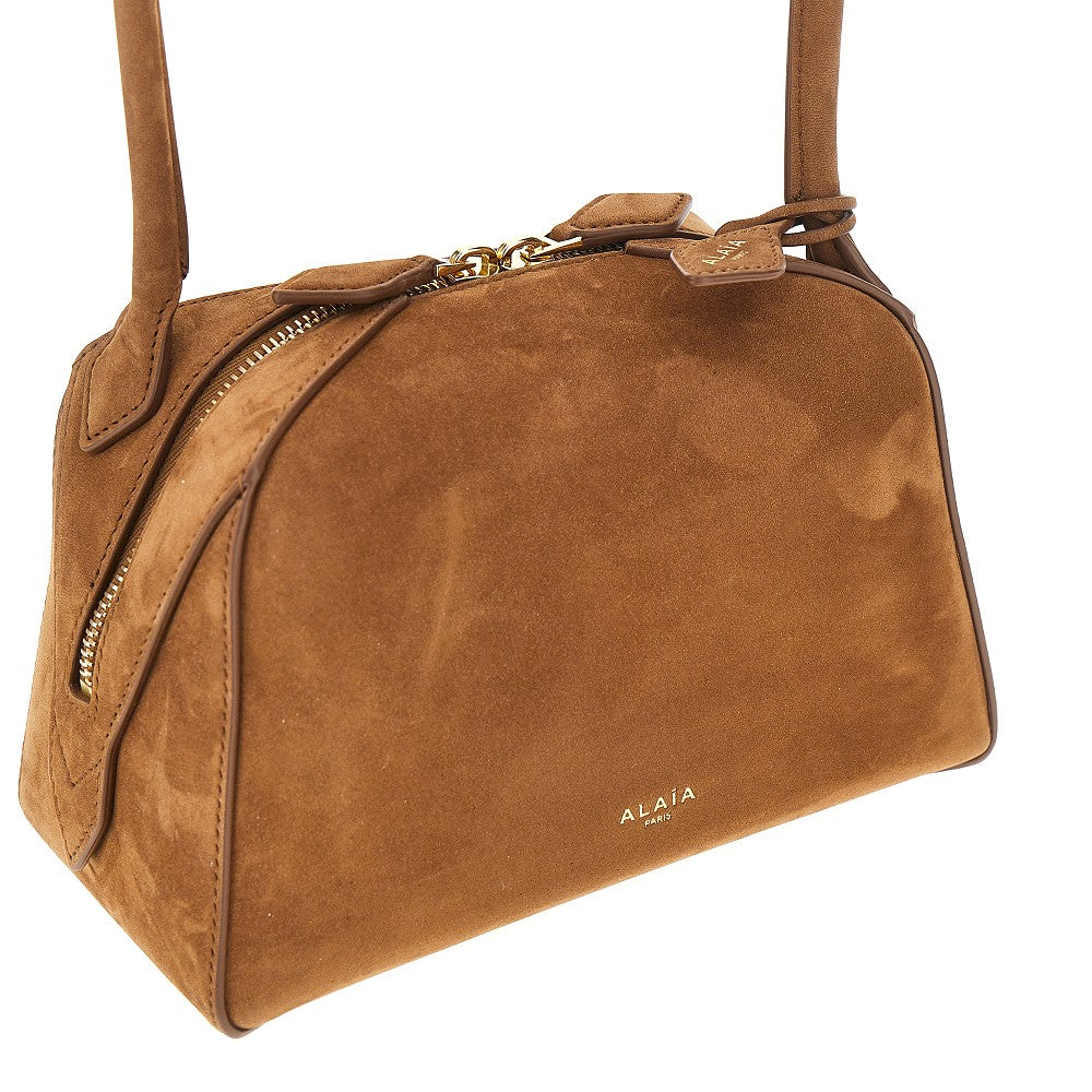 ALAIA Nubuck leather small 'Le Bouledogue' bag