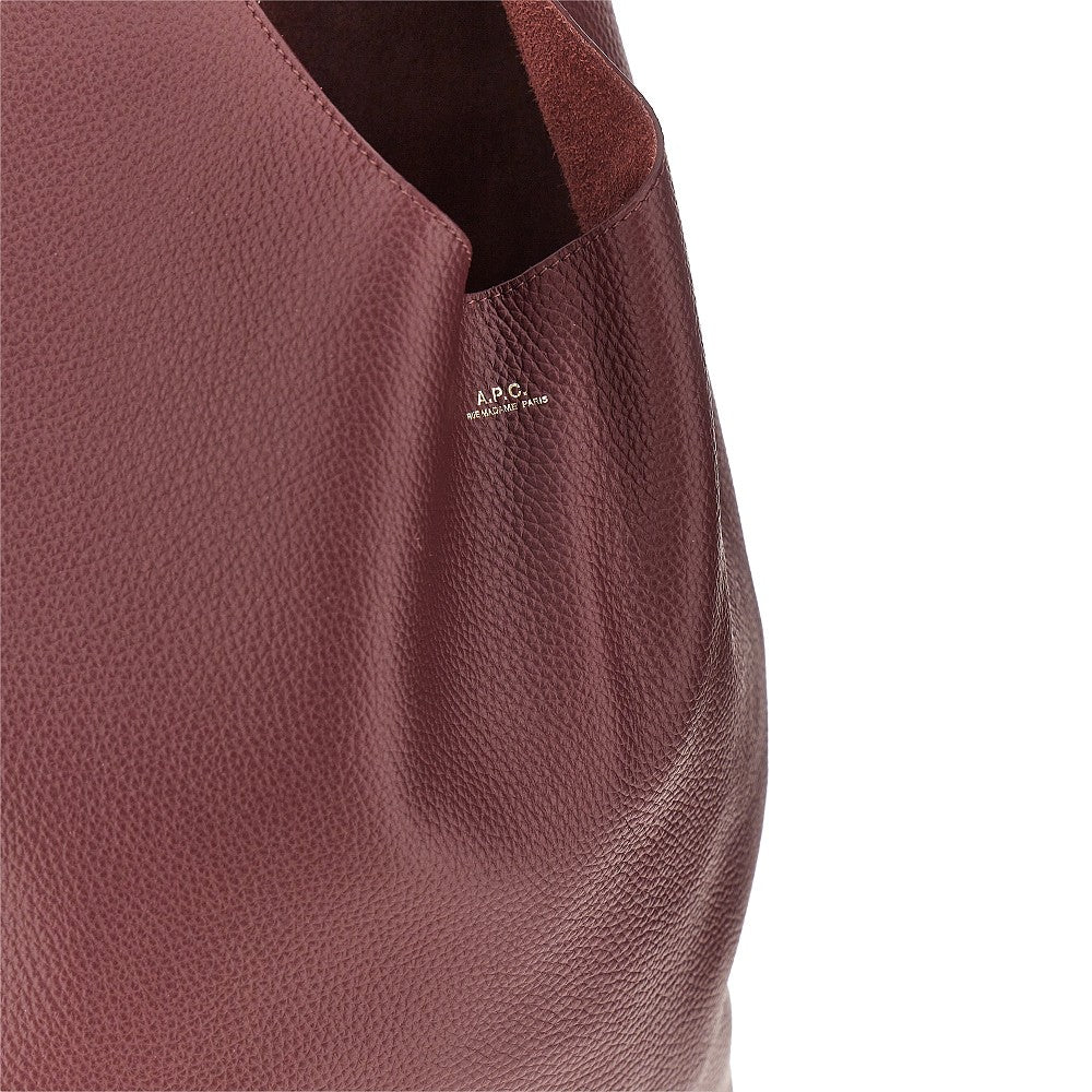 A.P.C. Le Neige' grained leather bag