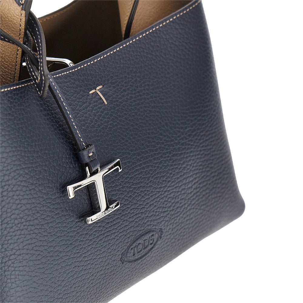 TODS Grained leather micro shopping bag