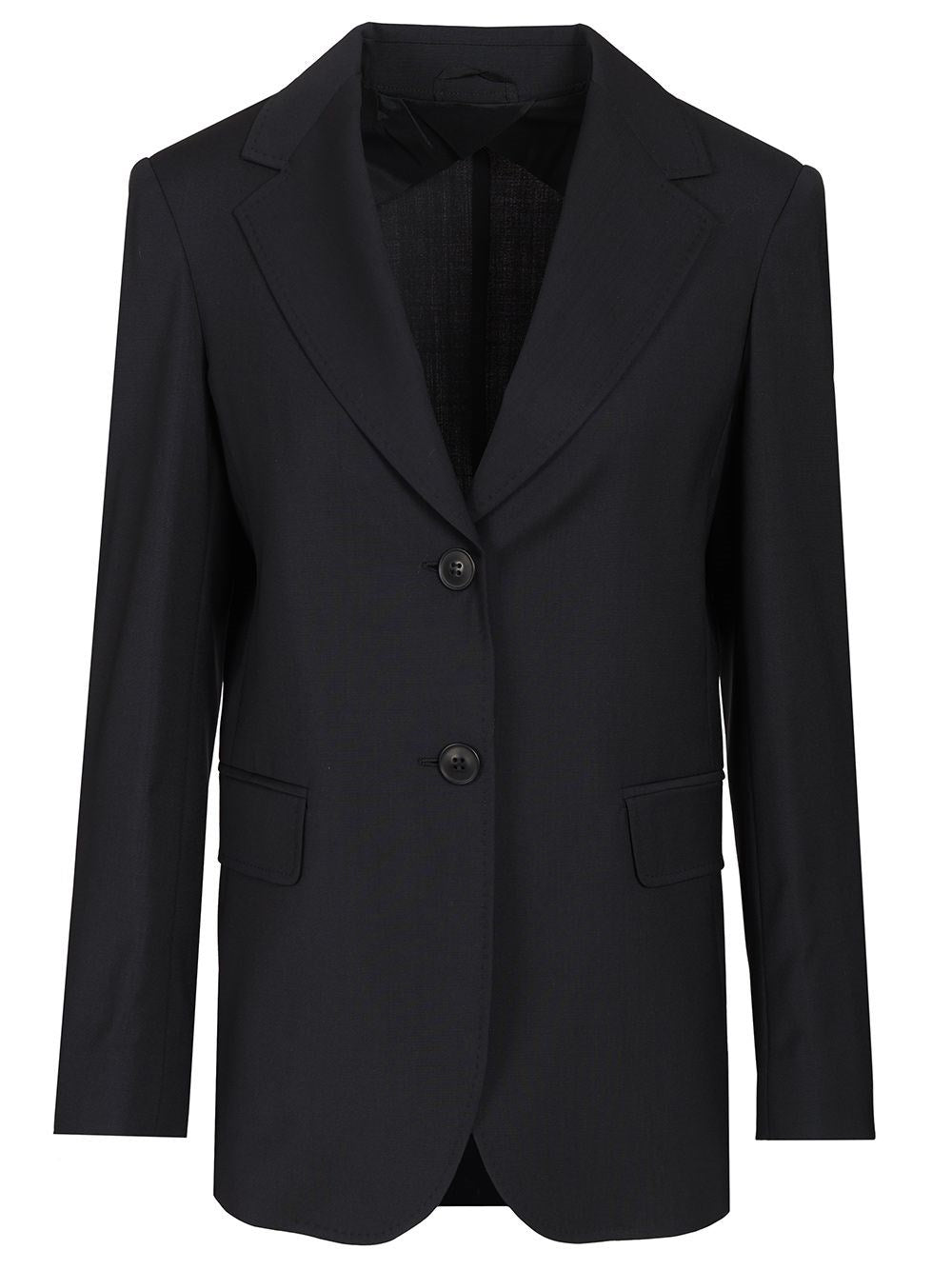 Studio Max Mara Single-Breasted Jacket - Blue