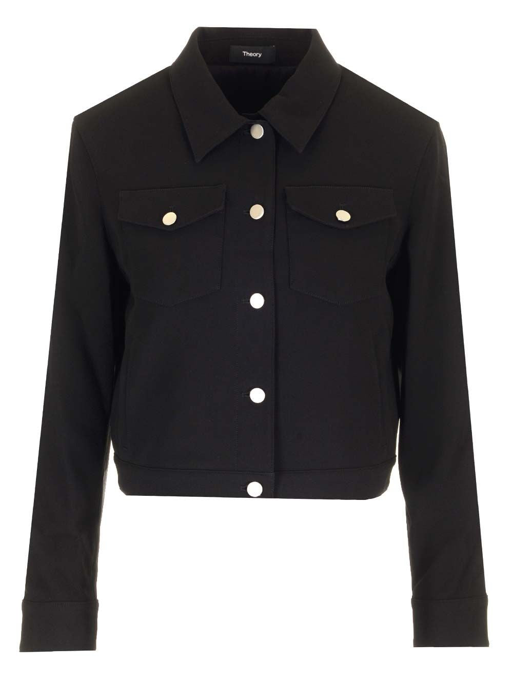 Theory Jersey Jacket - Black