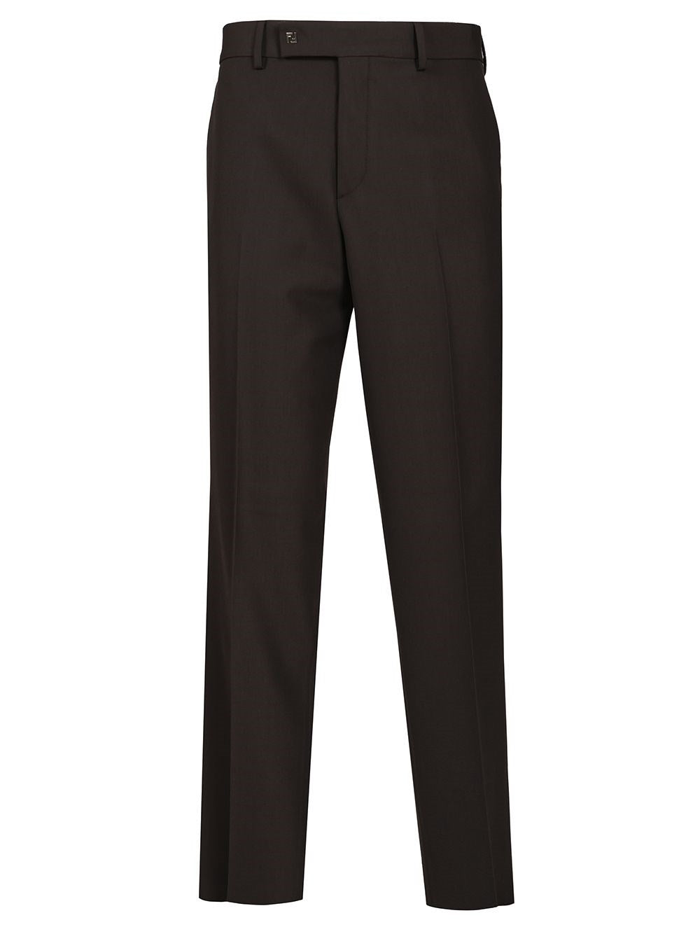 Fendi Wool Trousers - Brown