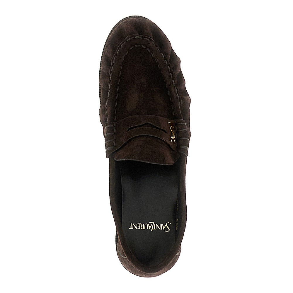 Saint Laurent 'Le Loafer' suede leather loafers