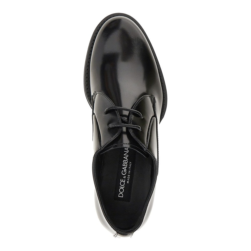 DOLCE&GABBANA Spazzolato leather laced shoes