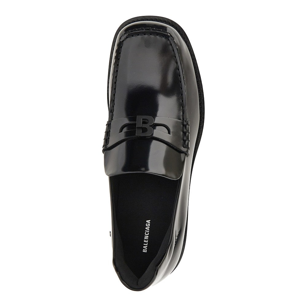 BALENCIAGA Spazzolato leather Comfy loafers