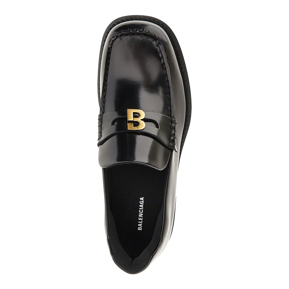 BALENCIAGA Spazzolato leather 'Comfy' loafers