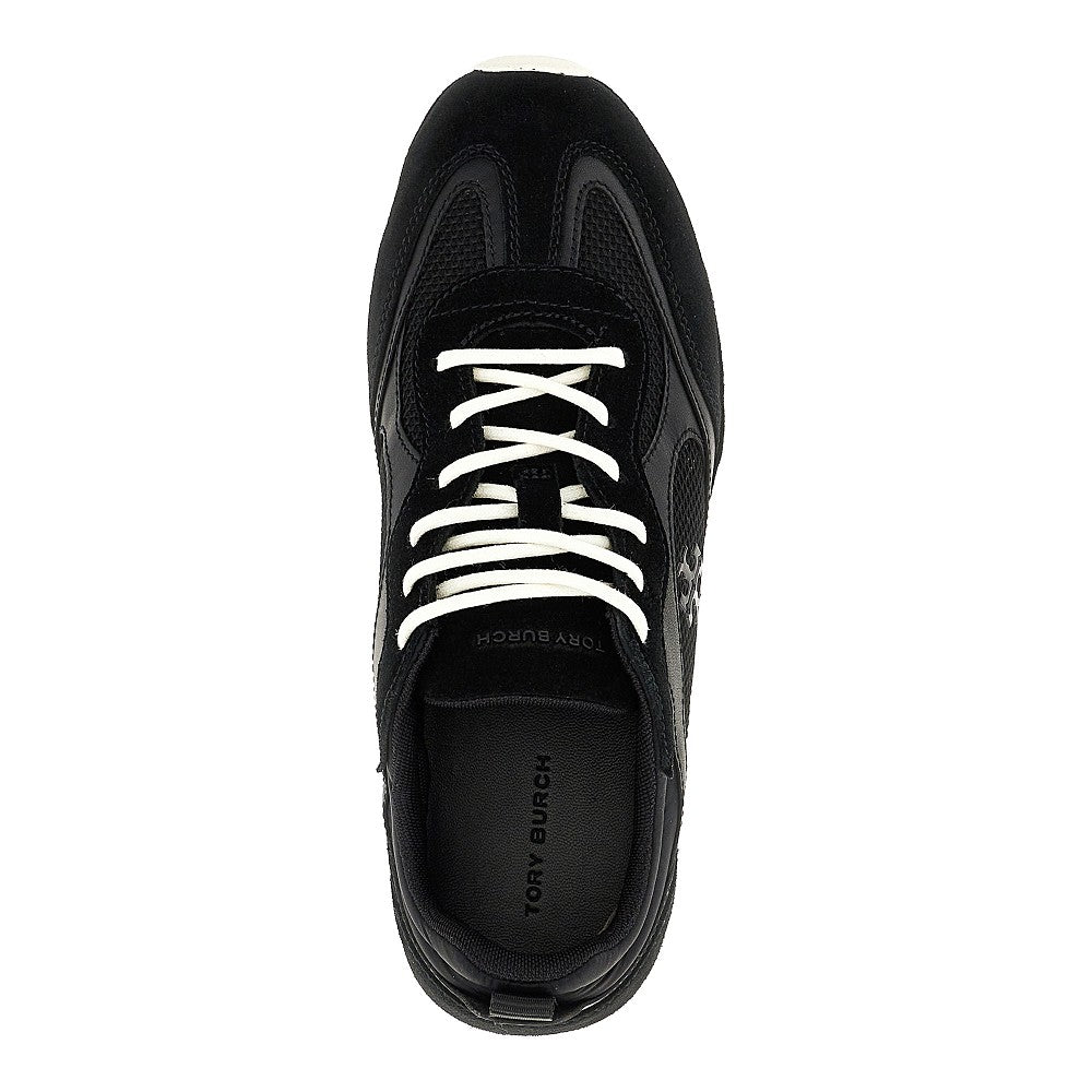 TORY BURCH Field' mesh and leather sneakers