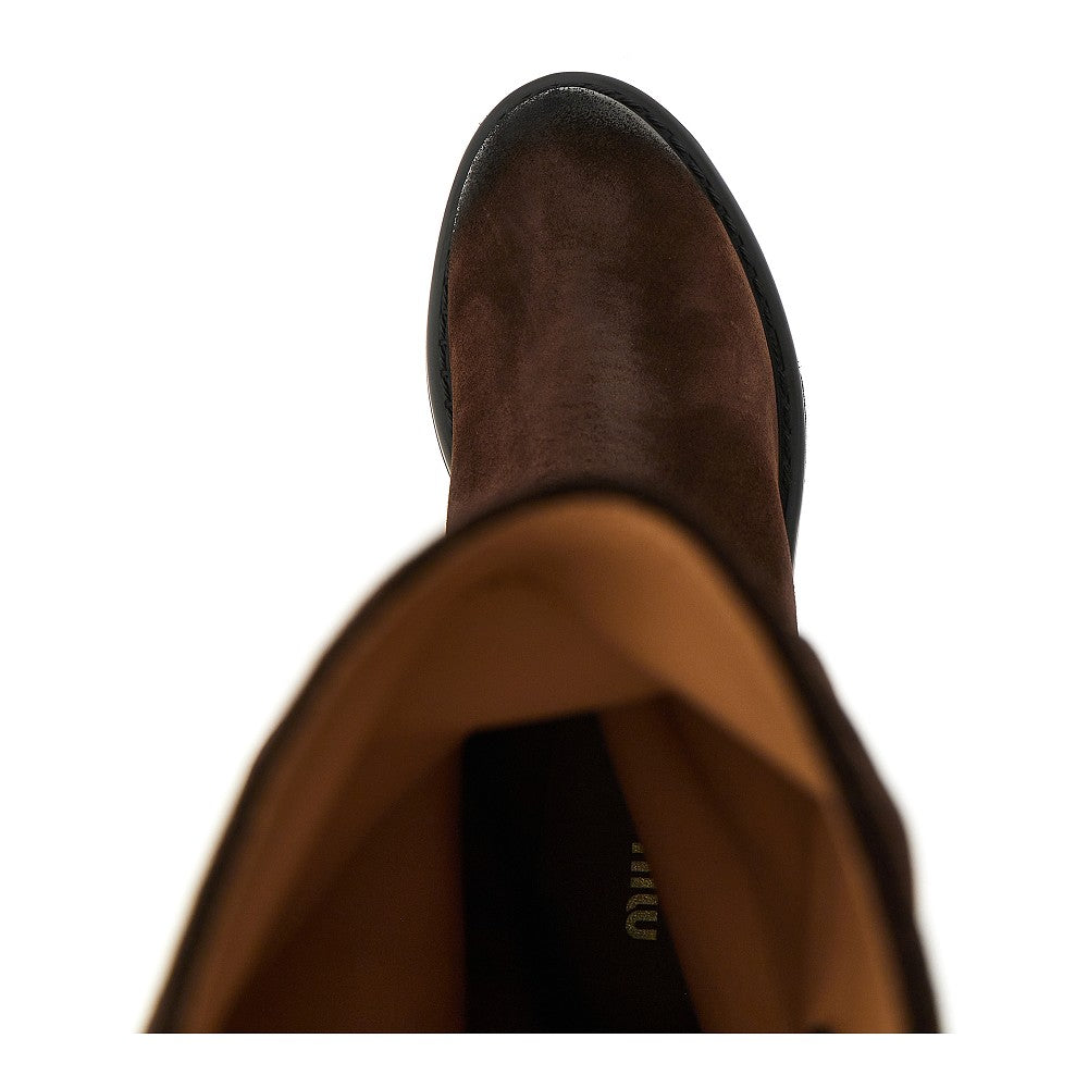 MIU MIU Suede leather boots