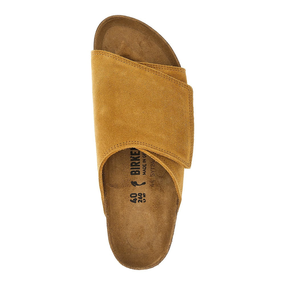 BIRKENSTOCK Solana' suede leather slides