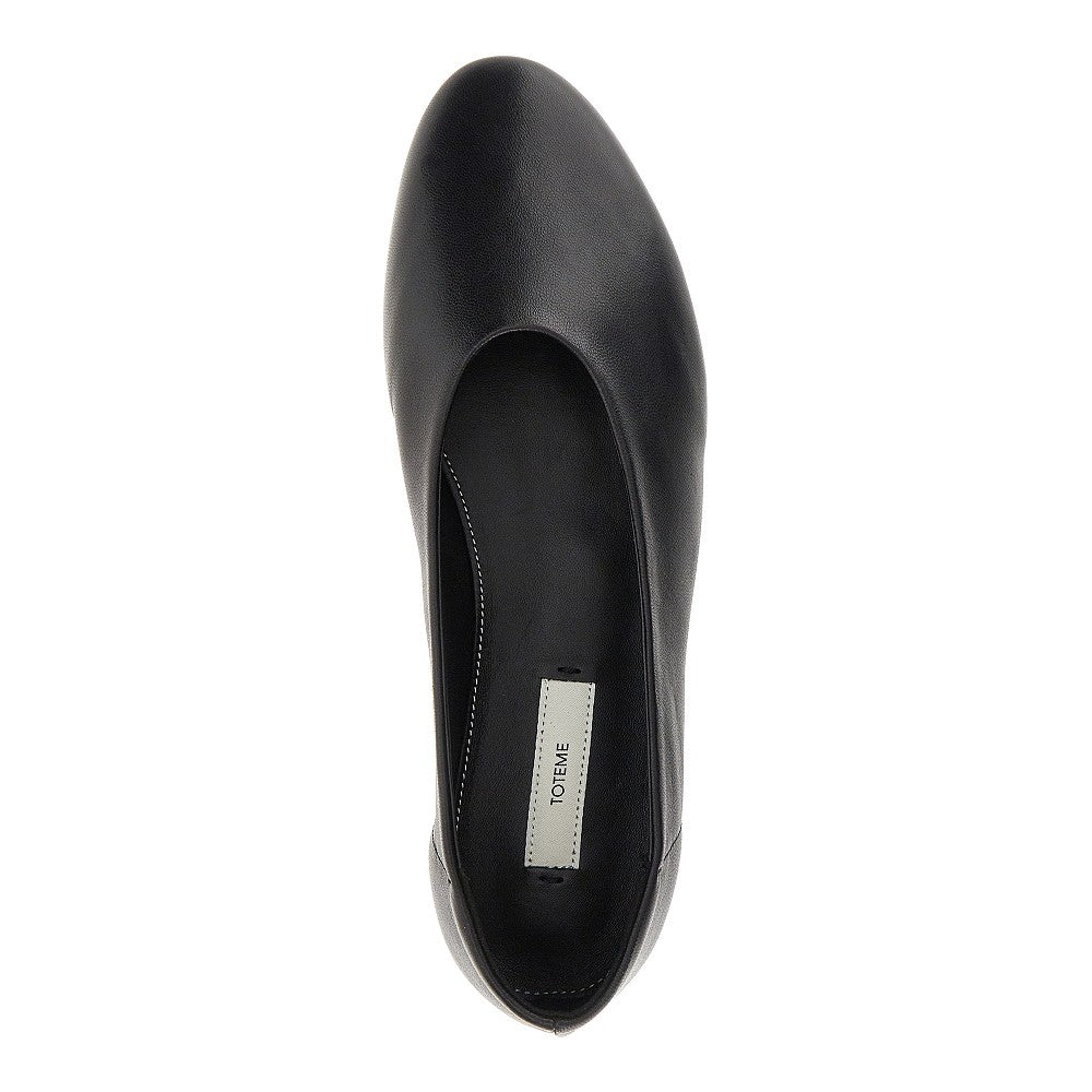 TOTEME Nappa leather flat ballerinas