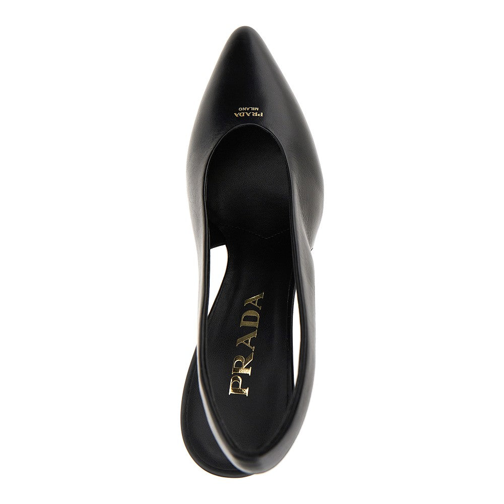 PRADA Leather slingback pumps